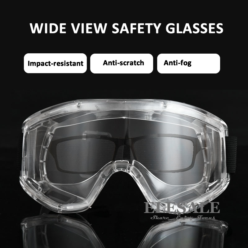    Ƽ ÷ ݿ  ۾  ī ̴    ȣ Ȱ/Transparent Safety Goggles Anti-Splash Impact-Resistant Work Safety Protective Glasses For
